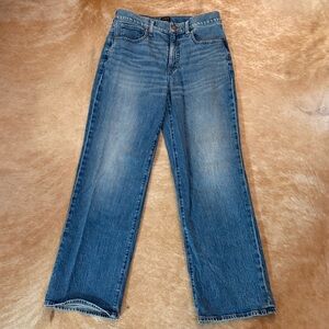 J. Crew Full Length Wide Leg Jeans